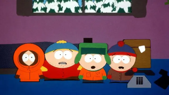 Kenny, Cartman, Kyle y Stan, los personajes principales de "South Park".
