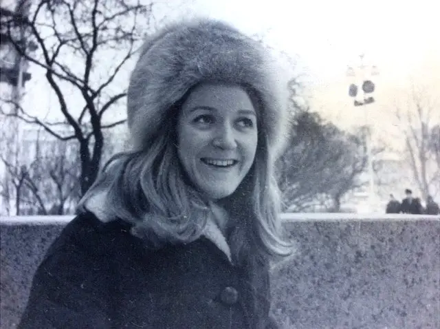 Элизабет Робсон во время учебы в Ленинграде