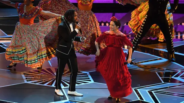 Natalia Lafourcade, en el escenario.