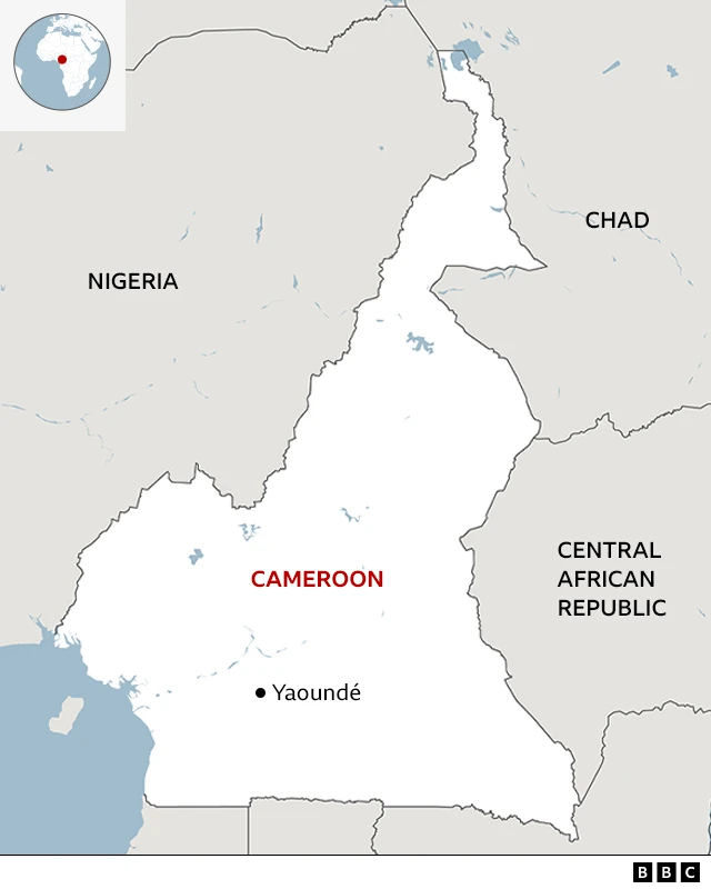 Map of Cameroon