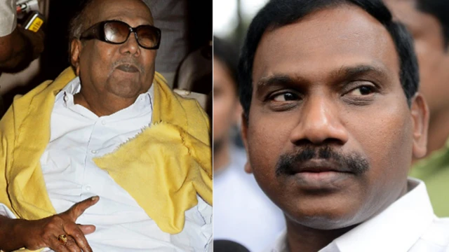కరుణానిధి, ఎ.రాజా