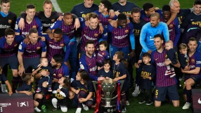 Messi yinjije igitego cye cya 598 akinira Barcelone, ayifasha kwegukana igikombe cya shampiyona y'uyu mwaka