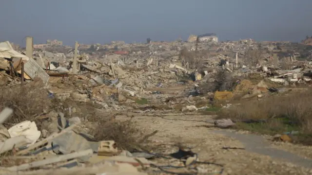 Cidade destruída