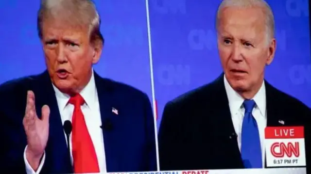 সিএনএনে'র নির্বাচনী বিতর্ক অনুষ্ঠানে দুই প্রেসিডেন্ট প্রার্থী