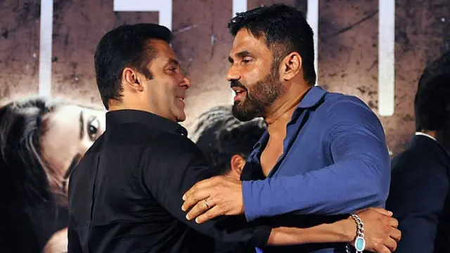सलमान ख़ान और सुनील शेट्टी