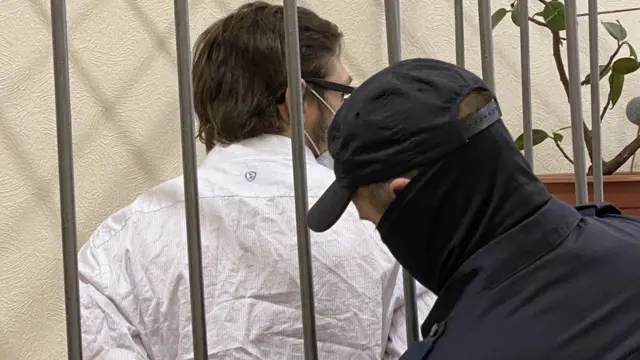 Иван Дорофеев в суде, 19 января 2022