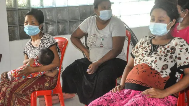 ကိုဗစ်ပိုးတွေ့တဲ့ မောင်တော မှာ ကိုယ်ဝန်ဆောင်မိခင်