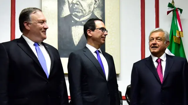 Mike Pompeo y AMLO