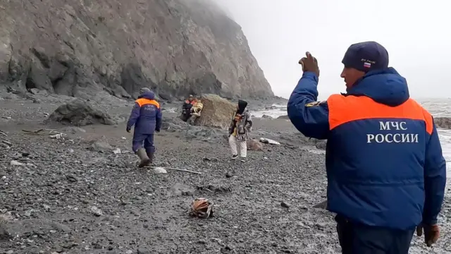 Место катастрофы Ан-26 "Камчатского авиационного предприятия"