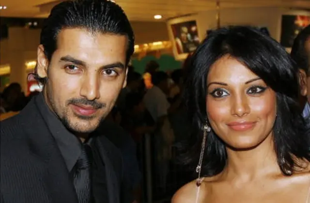 Bollywood actors John Abraham and Bipasha Basu