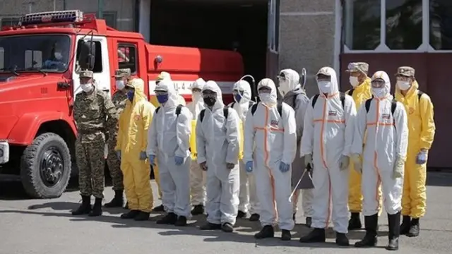 Шаардагы ишин мурдакыдай эле улантып жаткан кызматтардын бири - Өрт өчүрүү кызматы