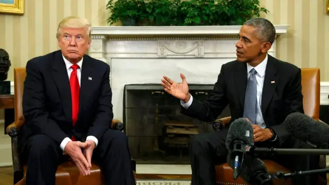اوباما و ترامپ