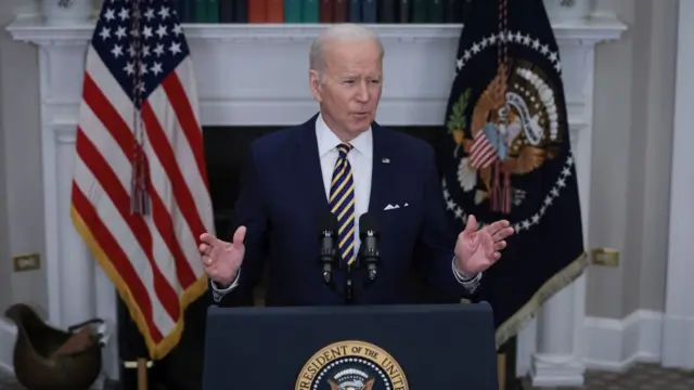 El presidente de Estados Unidos, Joe Biden.
