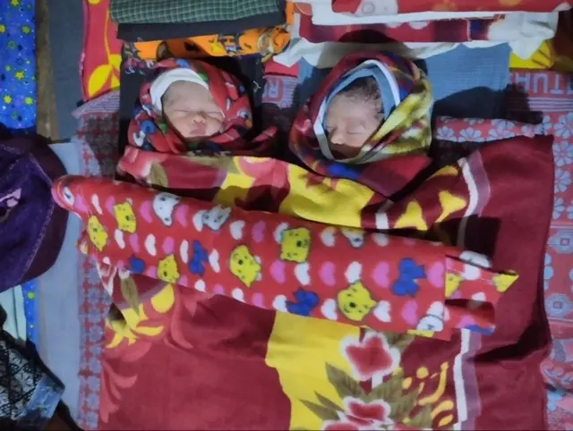 People's Healthcare Network(kalay) က မွေးဖွားပေးထားတဲ့အမြွှာကလေးငယ် နှစ်ဦး 