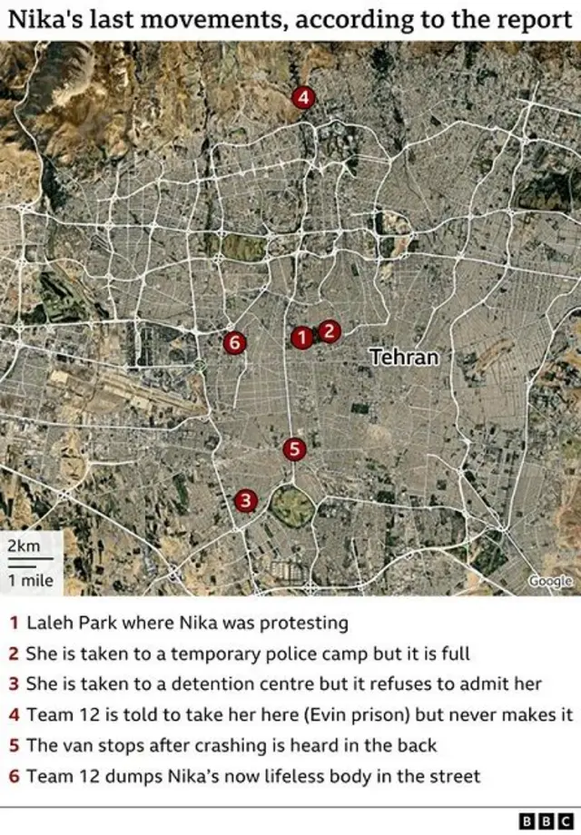 Pergerakan terakhir Nika tercatat dalam laporan rahasia. 