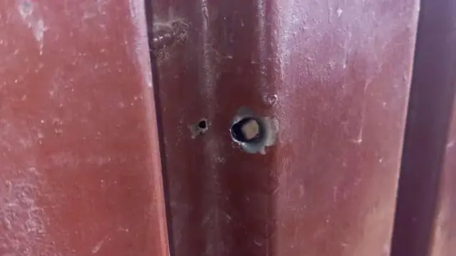 Di door wey di soldier shoot at for Isma'il house