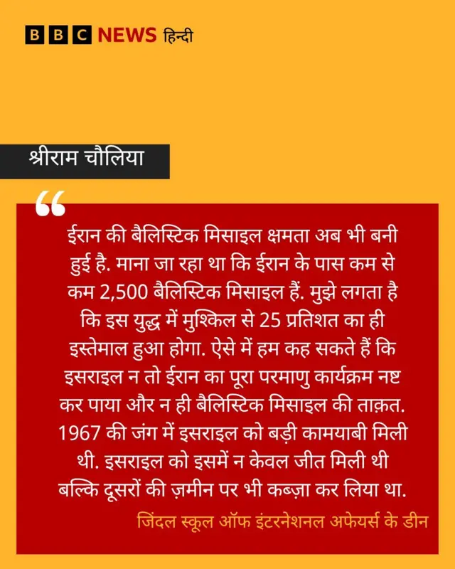 श्रीराम चौलिया का विश्लेषण