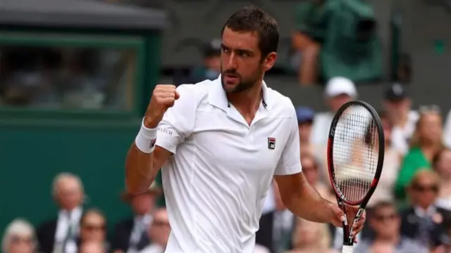 Marin Cilic wo muri Croatia - ari ku mwanya wa karindwi ku rutonde rw'abakinnyi ba tennis.