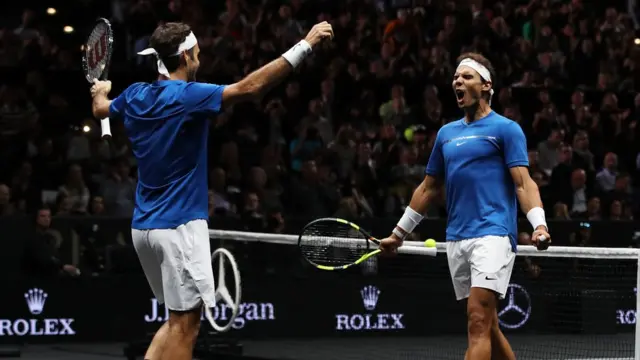 راجر فدرر و رافائل نادال