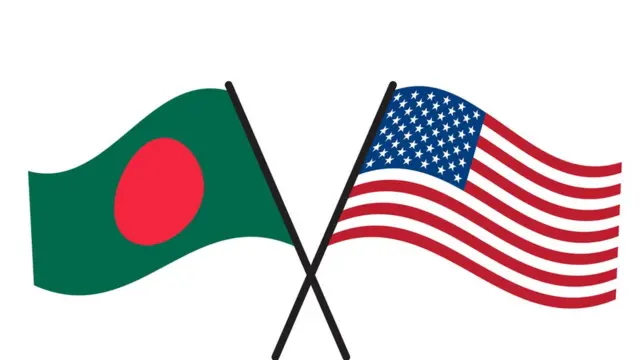 বাংলাদেশ, যুক্তরাষ্ট, পতাকা