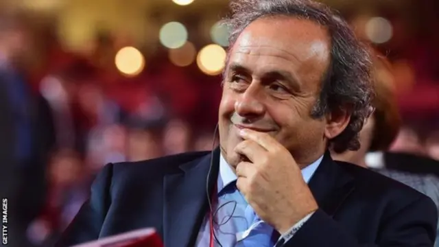 Rais wa Shirikisho la soka duniani Michel Platini