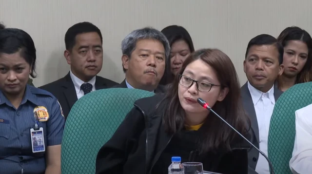 Guo muncul beberapa kali di hadapan Senator untuk menjawab pertanyaan tentang hubungannya dengan kompleks penipuan tersebut