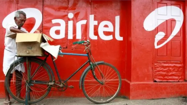 ઍરટેલના લોગોનું ચિત્ર