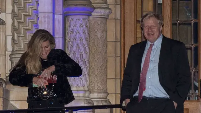 Boris Johnson iyo Carrie Symonds