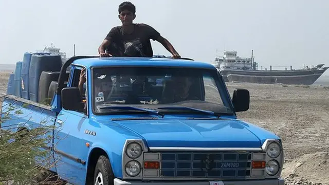 تصویری که ظاهرا مربوط به قاچاق سوخت در میناب واقع در جنوب شرق ایران است