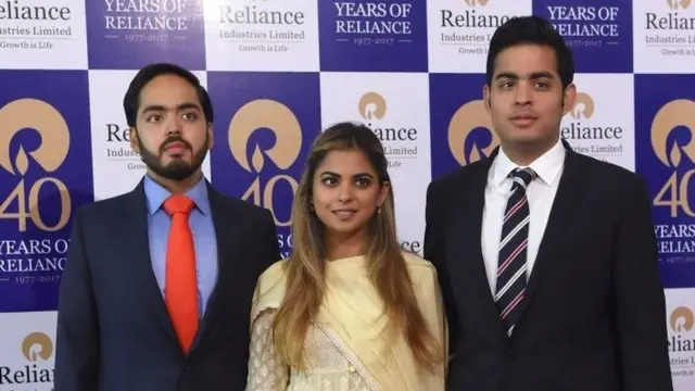 मुकेश अंबानी आणि त्यांचे कुटुंब