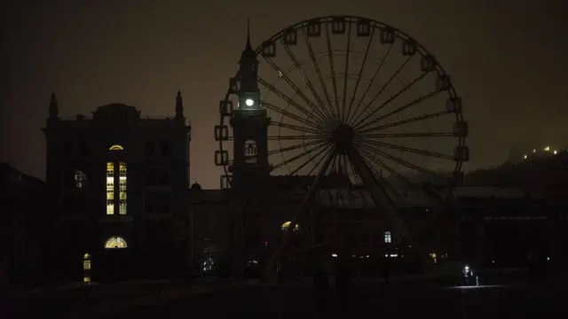 Киев без света