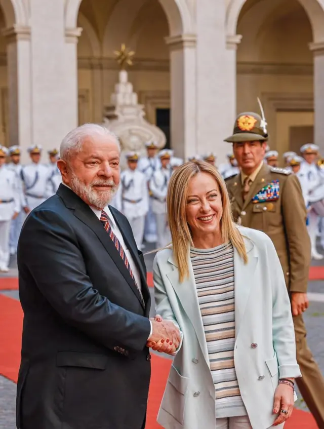 Lula e Giorgia Meloni