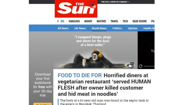 หน้าเว็บเดอะซัน