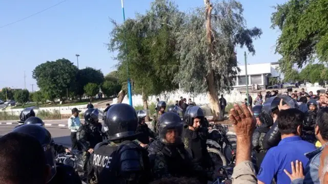 پلیس در شوش