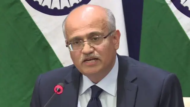 El secretario de Relaciones Exteriores de India, Vijay Gokhale