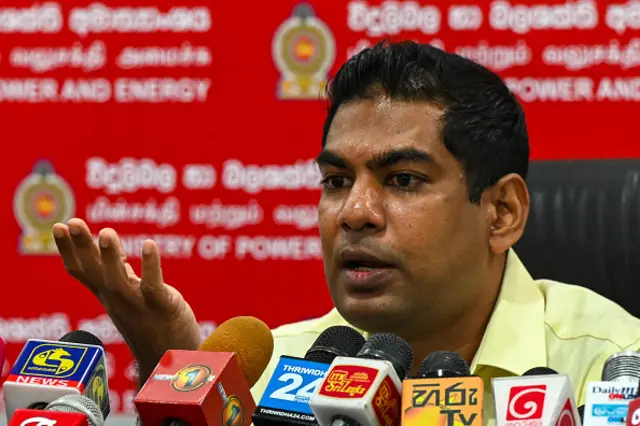 Energy Minister Kanchana Wijesekara 
