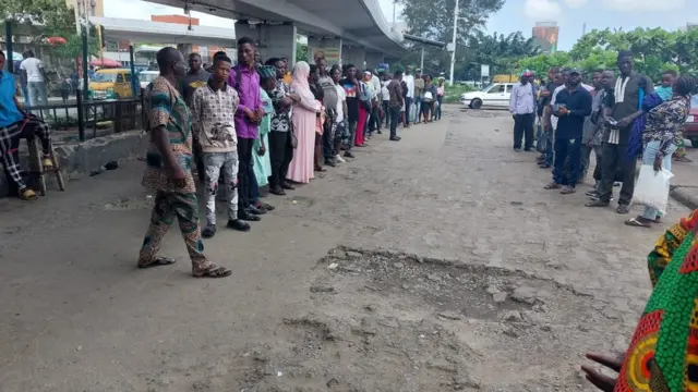 Passengers stranded for bus stop