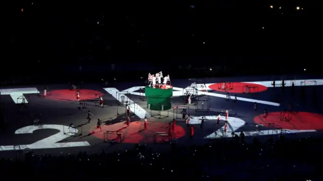 Mensaje de Tokio 2020 en el Maracaná