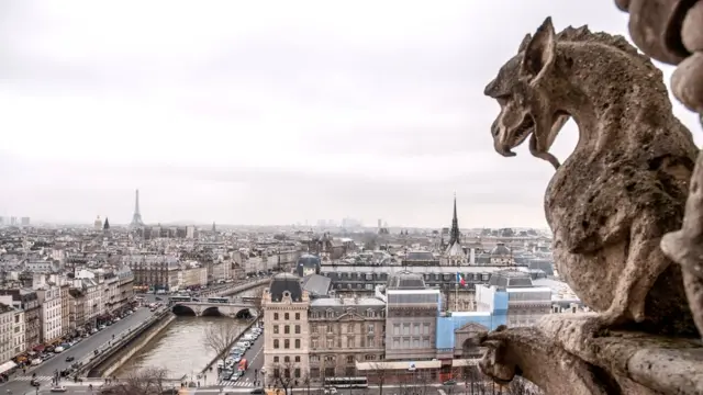 Самые известные из существующих ныне химер - те, что сидят на Соборе Парижской Богоматери