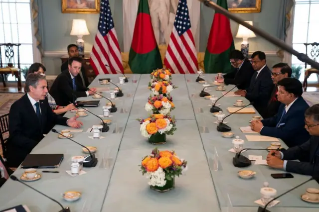 বাংলাদেশের সাথে মার্কিন পররাষ্ট্রমন্ত্রীর বৈঠক
