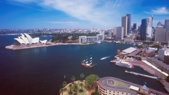 ภาพวิวในนครซิดนีย์ของออสเตรเลีย