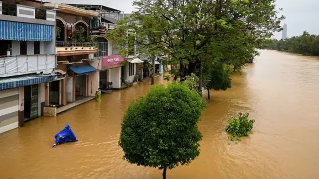 Huế ngập nước, 2020. Ảnh minh họa