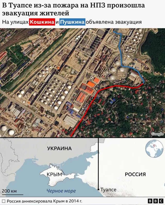 Карты, на которой видны улицы Кошкина и Пушкина