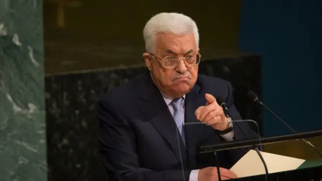 फ़लस्तीनी राष्ट्रपति महमूद अब्बास