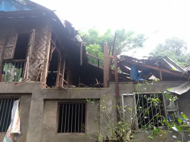 ညောင်လေးပင်ခရိုင်ထဲက ရွာတွေမှာ လက်နက်ကြီးကျရောက်မှု 