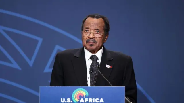 Foto of Paul Barthélemy Biya'a bi Mvondo for di Space Forum for di U.S. - Africa Leaders Summit on December 13, 2022 in Washington.