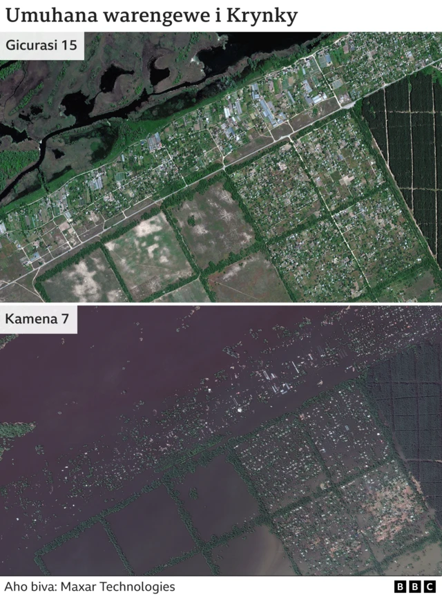 Imihana yarengewe n'amazi y'uru rugomero