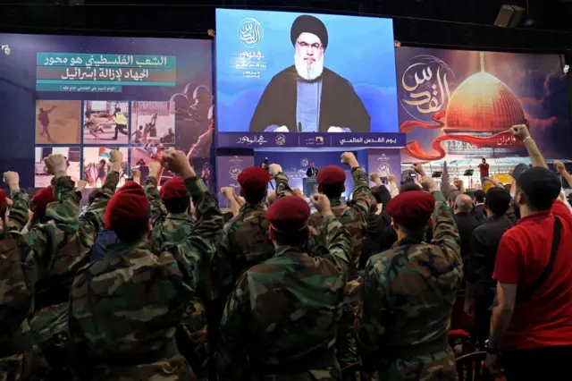 হেজবোল্লাহ প্রধান হাসান নাসরাল্লাহ