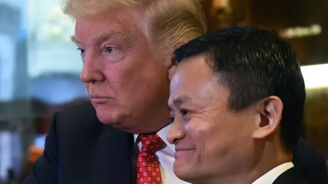 ट्रंप और जैक मा