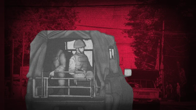 Wajib militer kabur menggunakan truk dengan bantuan kelompok perlawanan bersenjata, KNLA